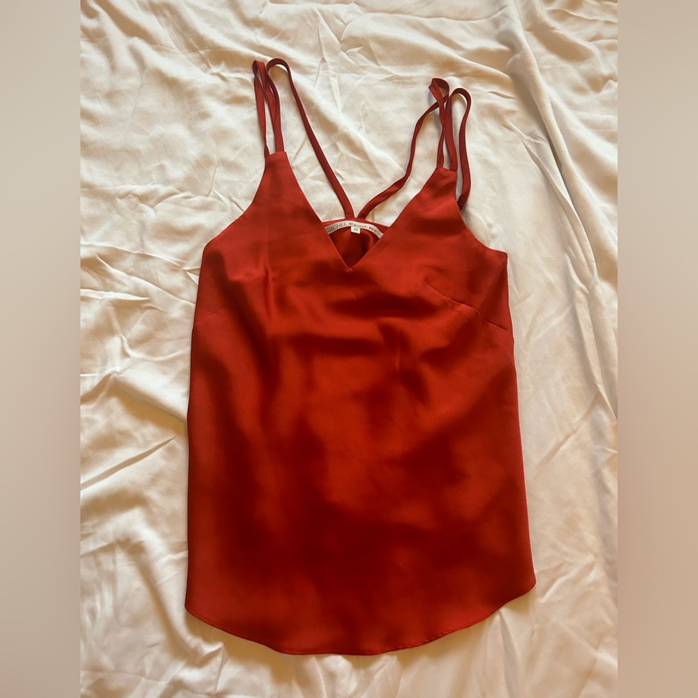 Silk tank top